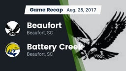Recap: Beaufort  vs. Battery Creek  2017