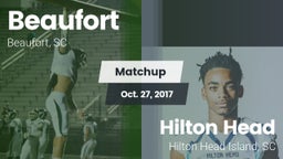 Matchup: Beaufort vs. Hilton Head  2017