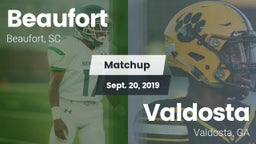 Matchup: Beaufort vs. Valdosta  2019