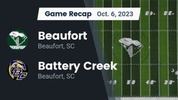 Recap: Beaufort  vs. Battery Creek  2023