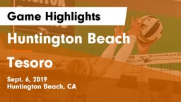Huntington Beach  vs Tesoro  Game Highlights - Sept. 6, 2019