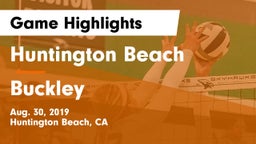 Huntington Beach  vs Buckley Game Highlights - Aug. 30, 2019