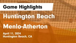 Huntington Beach  vs Menlo-Atherton  Game Highlights - April 11, 2024