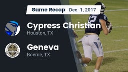 Recap: Cypress Christian  vs. Geneva  2017
