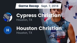 Recap: Cypress Christian  vs. Houston Christian  2018