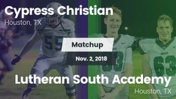 Matchup: Cypress Christian vs. Lutheran South Academy 2018