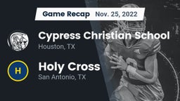 Recap: Cypress Christian School vs. Holy Cross  2022