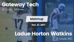 Matchup: Gateway Tech vs. Ladue Horton Watkins  2017