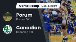 Recap: Porum  vs. Canadian  2019