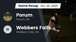 Recap: Porum  vs. Webbers Falls  2020