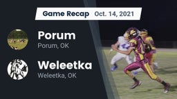 Recap: Porum  vs. Weleetka  2021