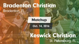 Matchup: Bradenton Christian vs. Keswick Christian  2016