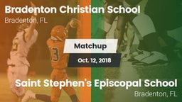 Matchup: Bradenton Christian vs. Saint Stephen's Episcopal School 2018