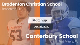 Matchup: Bradenton Christian vs. Canterbury School 2020