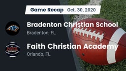 Recap: Bradenton Christian School vs. Faith Christian Academy 2020