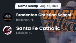 Recap: Bradenton Christian School vs. Santa Fe Catholic  2023