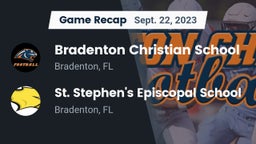 Recap: Bradenton Christian School vs. St. Stephen's Episcopal School 2023