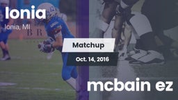 Matchup: Ionia vs. mcbain ez 2016