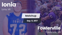Matchup: Ionia vs. Fowlerville  2017