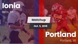 Matchup: Ionia vs. Portland  2018