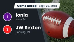Recap: Ionia  vs. JW Sexton  2018
