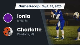 Recap: Ionia  vs. Charlotte  2020