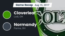 Recap: Cloverleaf  vs. Normandy  2017
