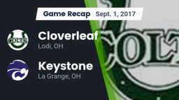 Recap: Cloverleaf  vs. Keystone  2017