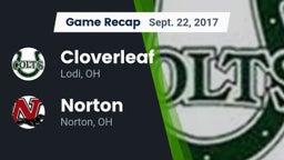 Recap: Cloverleaf  vs. Norton  2017