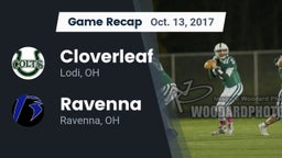 Recap: Cloverleaf  vs. Ravenna  2017