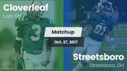Matchup: Cloverleaf vs. Streetsboro  2017