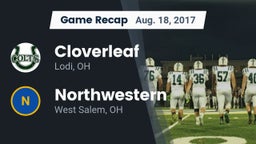 Recap: Cloverleaf  vs. Northwestern  2017