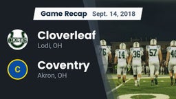 Recap: Cloverleaf  vs. Coventry  2018