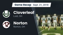 Recap: Cloverleaf  vs. Norton  2018