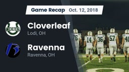 Recap: Cloverleaf  vs. Ravenna  2018