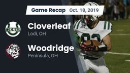 Recap: Cloverleaf  vs. Woodridge  2019
