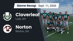 Recap: Cloverleaf  vs. Norton  2020