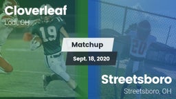 Matchup: Cloverleaf vs. Streetsboro  2020