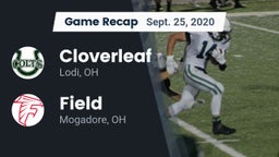 Recap: Cloverleaf  vs. Field  2020