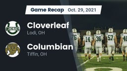 Recap: Cloverleaf  vs. Columbian  2021