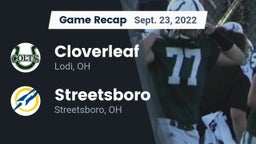 Recap: Cloverleaf  vs. Streetsboro  2022