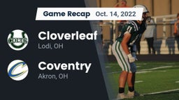 Recap: Cloverleaf  vs. Coventry  2022