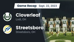 Recap: Cloverleaf  vs. Streetsboro  2023