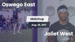 Matchup: Oswego East vs. Joliet West  2017