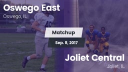 Matchup: Oswego East vs. Joliet Central  2017