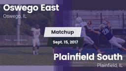 Matchup: Oswego East vs. Plainfield South  2017