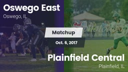 Matchup: Oswego East vs. Plainfield Central  2017
