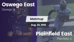 Matchup: Oswego East vs. Plainfield East  2018