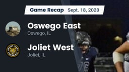 Recap: Oswego East  vs. Joliet West  2020