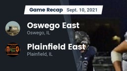 Recap: Oswego East  vs. Plainfield East  2021